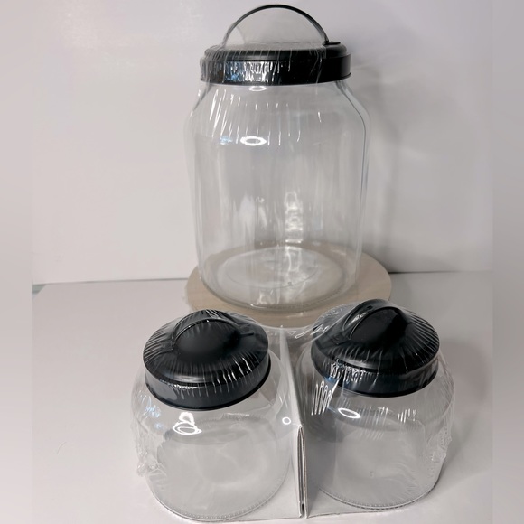 Target Kitchen Target Bp 3 Ct Glass Canisters Poshmark